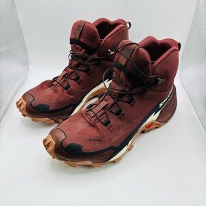 Salomon Men's Red and Black Hiking Boot. Size 7. Very Cool. 😎